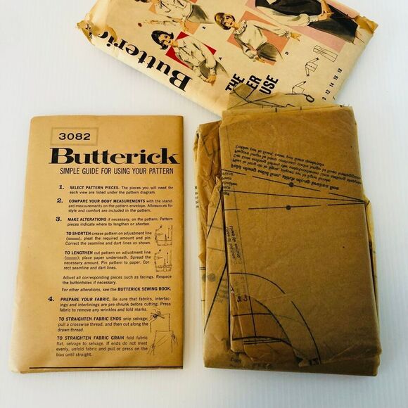 Vintage Sewing Patterns from the 60s Set of 4 - Picture 10 of 12